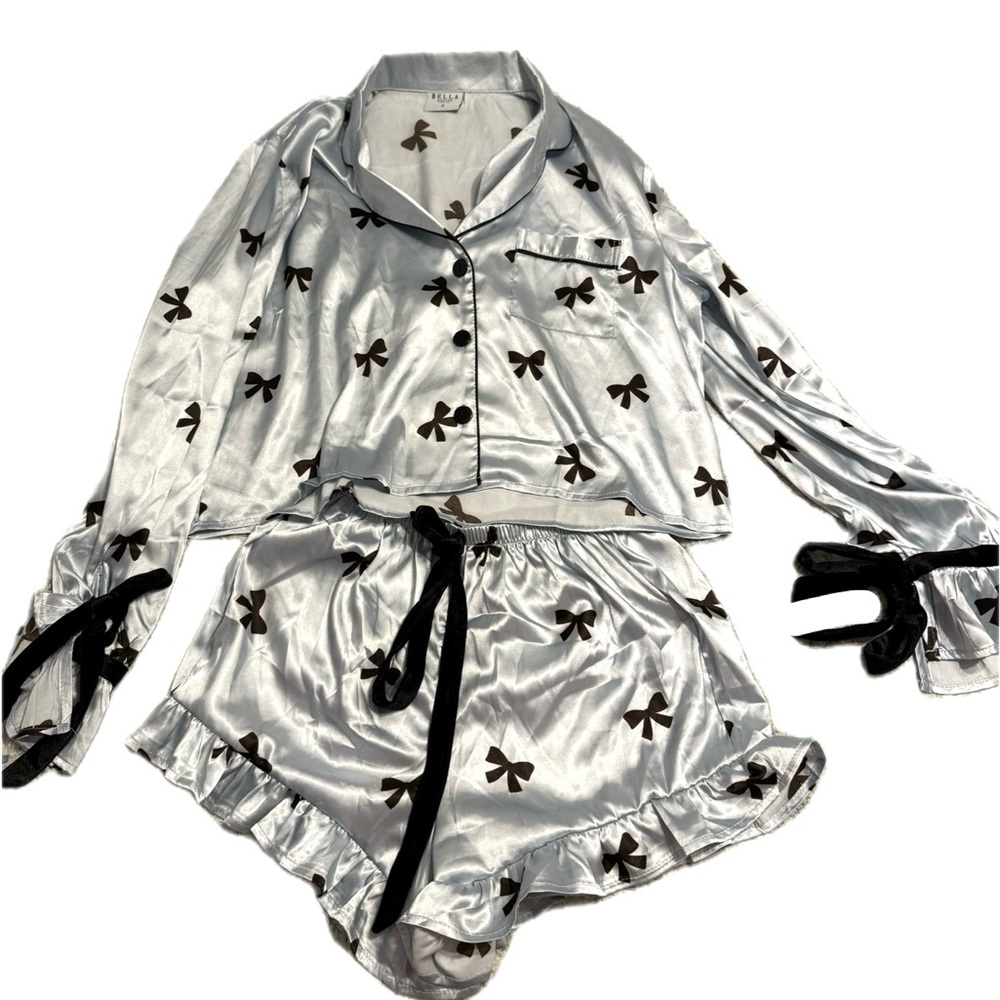 Bow Pajama Set